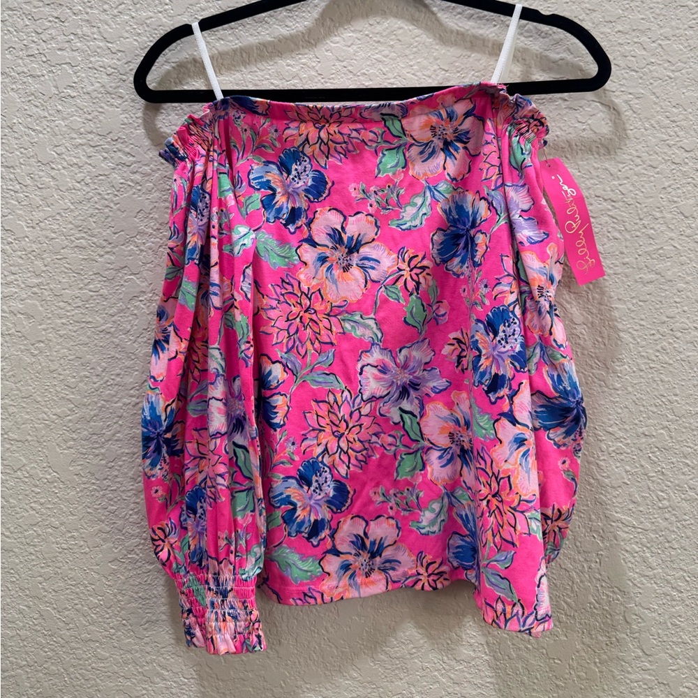 Lilly Pulitzer Pink Floral Top